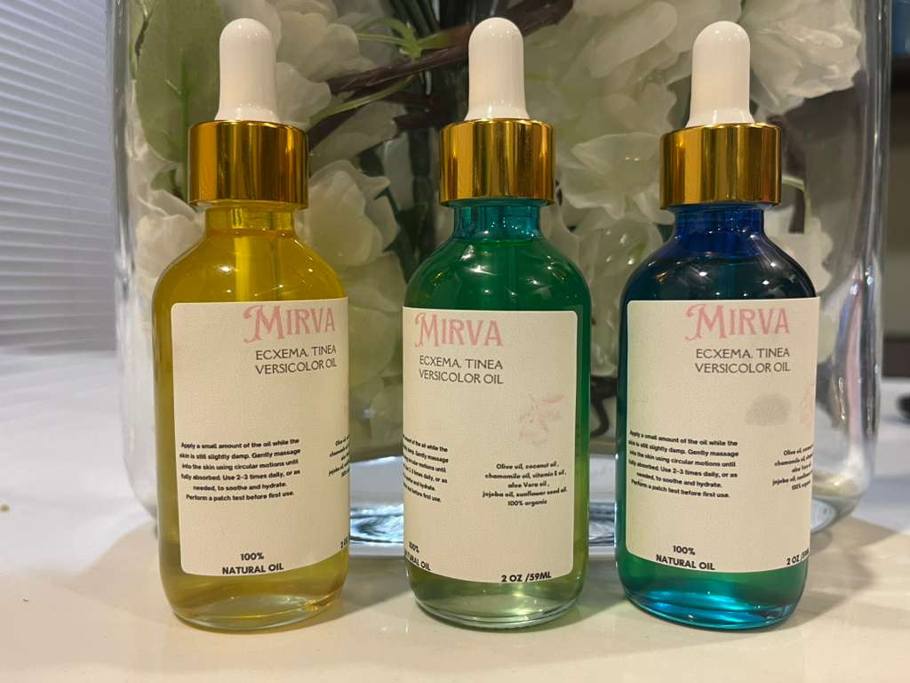 Mirva Ecxema Tinea Versicolor Oil